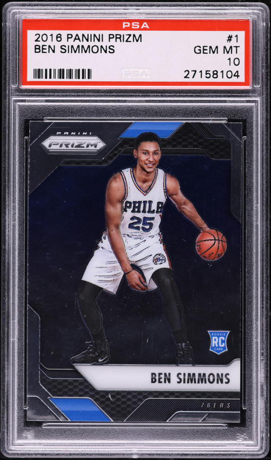 2016 Select Concourse Ben Simmons ROOKIE #60 PSA 10 GEM MINT on