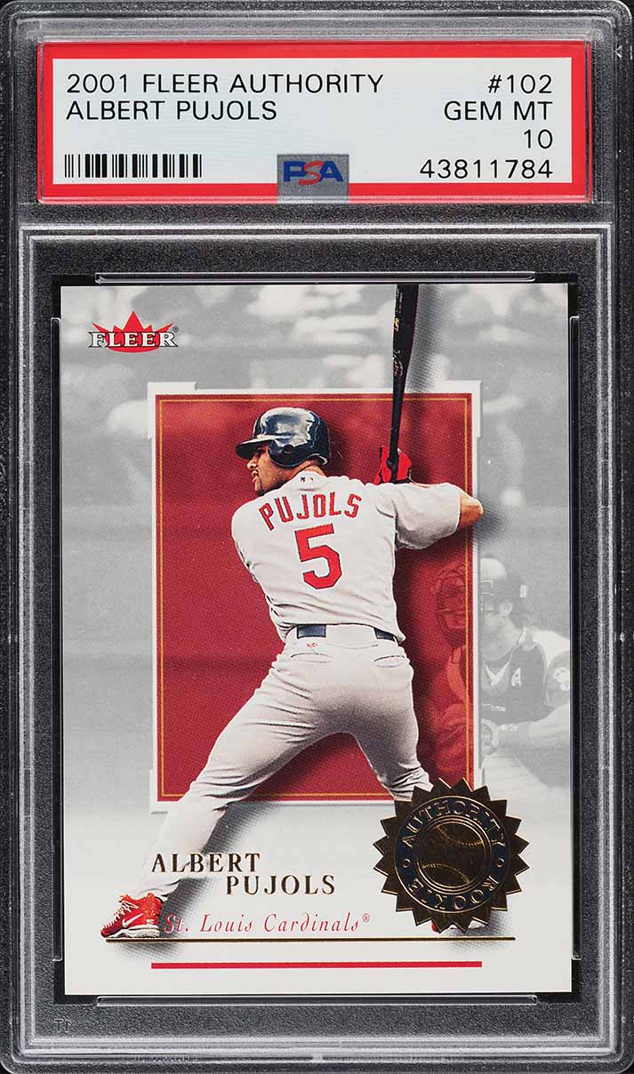 2001 Bowman's Best Albert Pujols ROOKIE /2999 #174 PSA 10