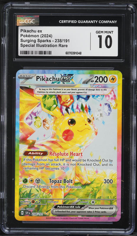 2024 ピカチュウex ウルトラレア Gem Mint 10 PSA10] ピカチュウex 2024 RR GEM MINT - メルカリ