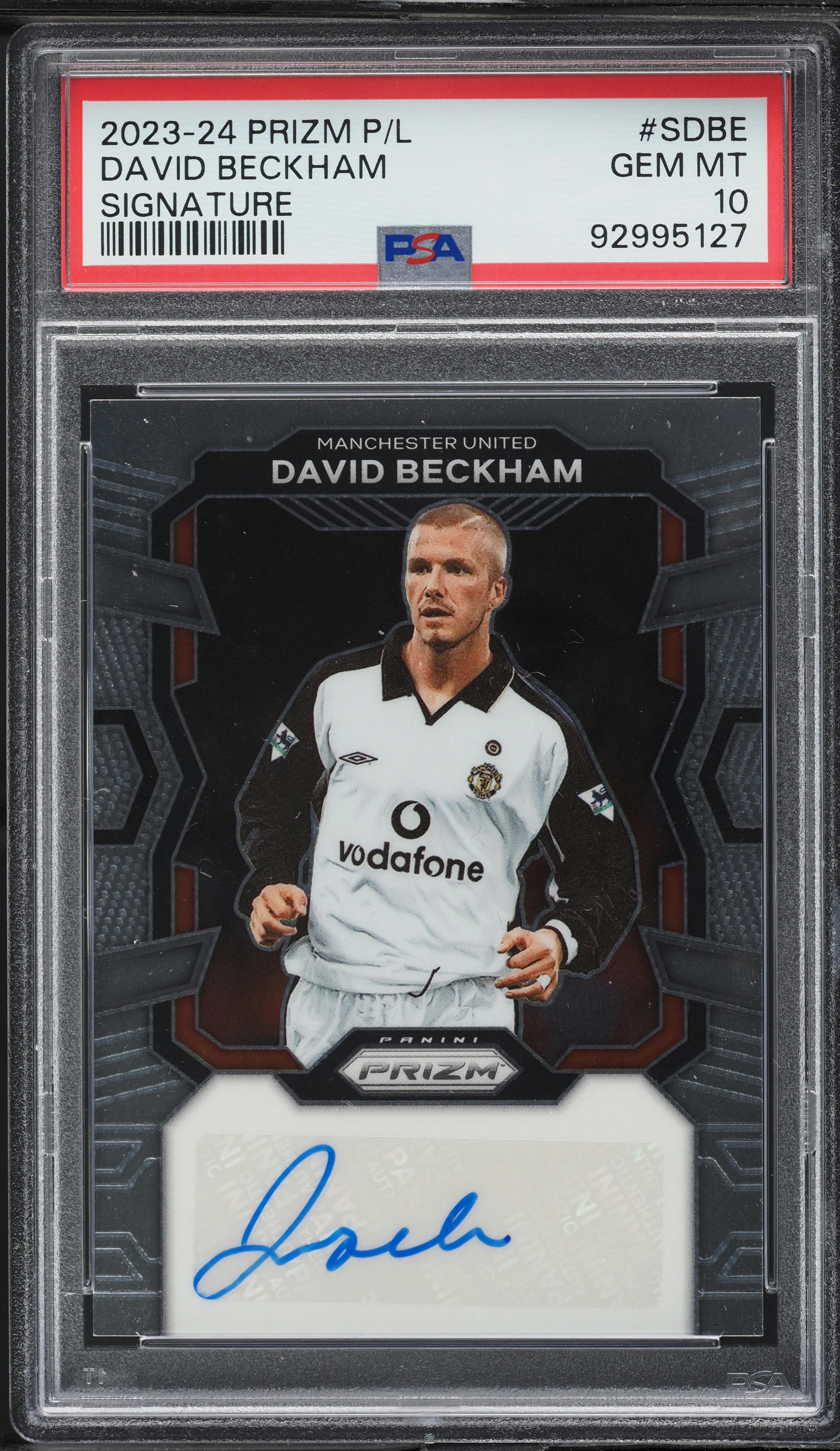 David Beckham ベッカム Panini Prizm AUTO Panini Prizm David Beckham International Ink Auto I-DBE