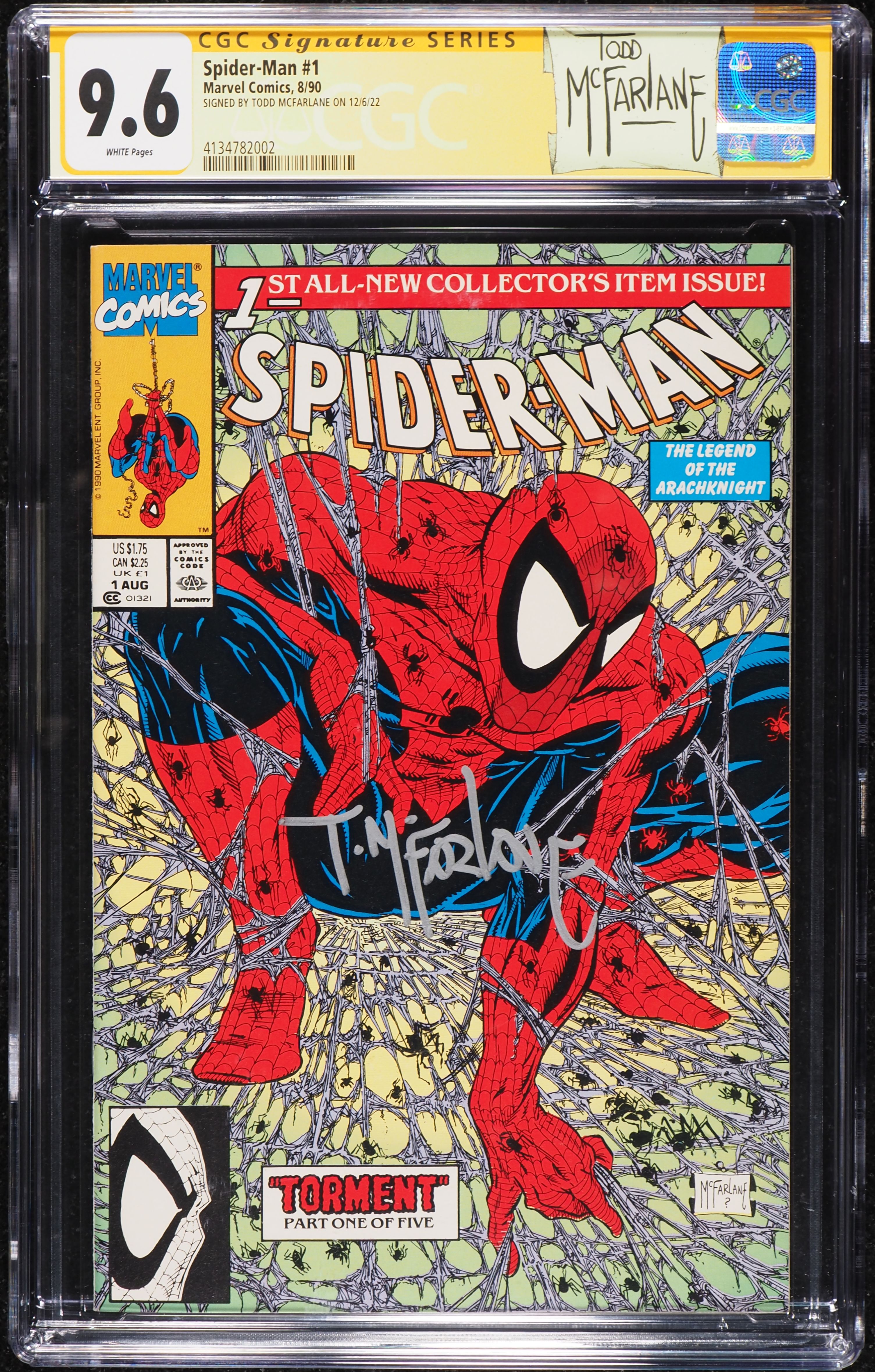 Spider-Man #1 (Marvel, 1990) CGC 9.6 White Pages