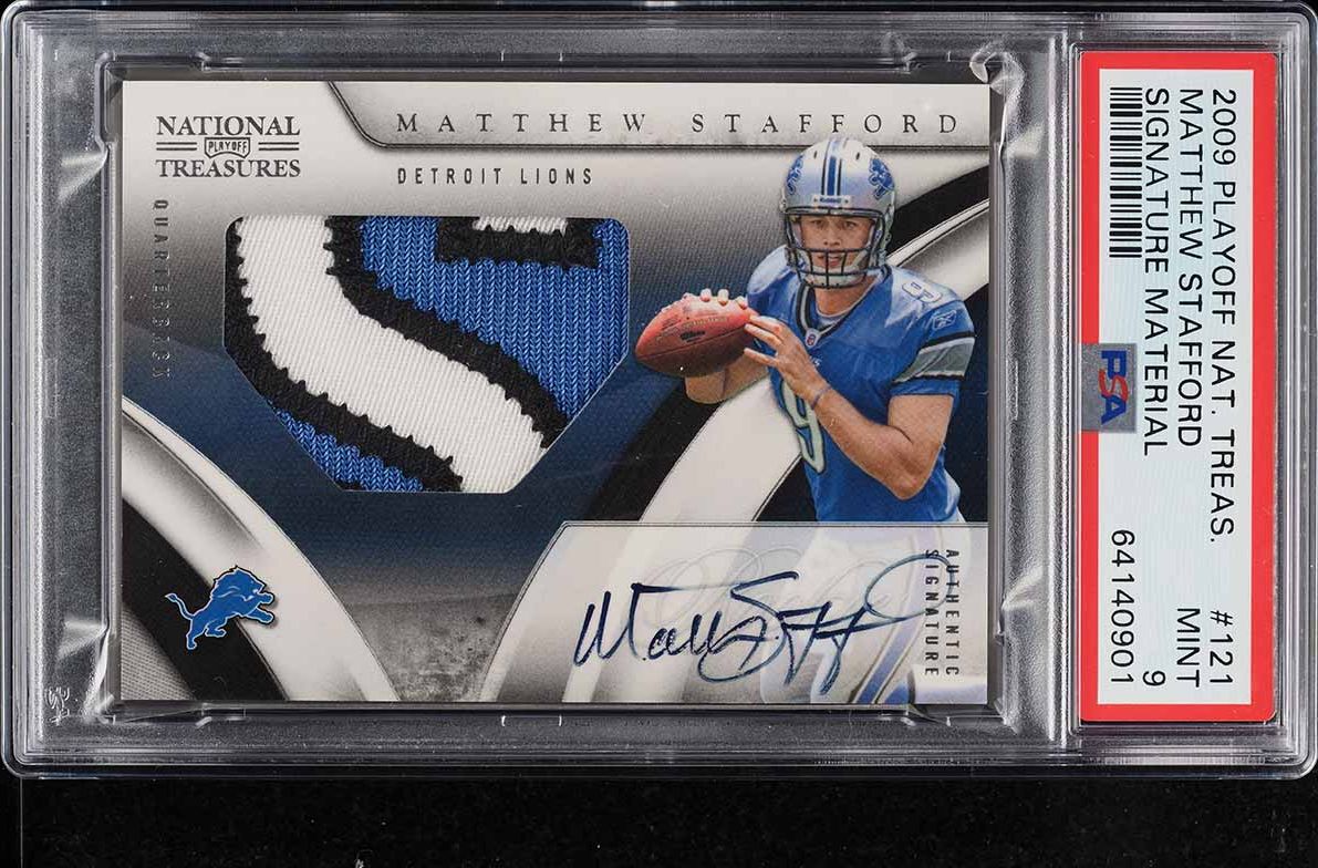 2012 Topps Rookie Reprint '09 Matthew Stafford #430 CGC AUTH on