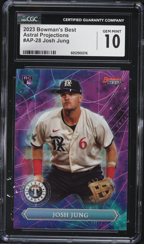 2023 Bowman Chrome Mega Box ROY Favorites Orange Josh Jung ROOKIE