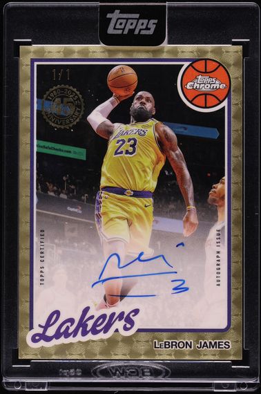 2025 Topps Chrome '80 Silver Pack Veteran Superfractor LeBron