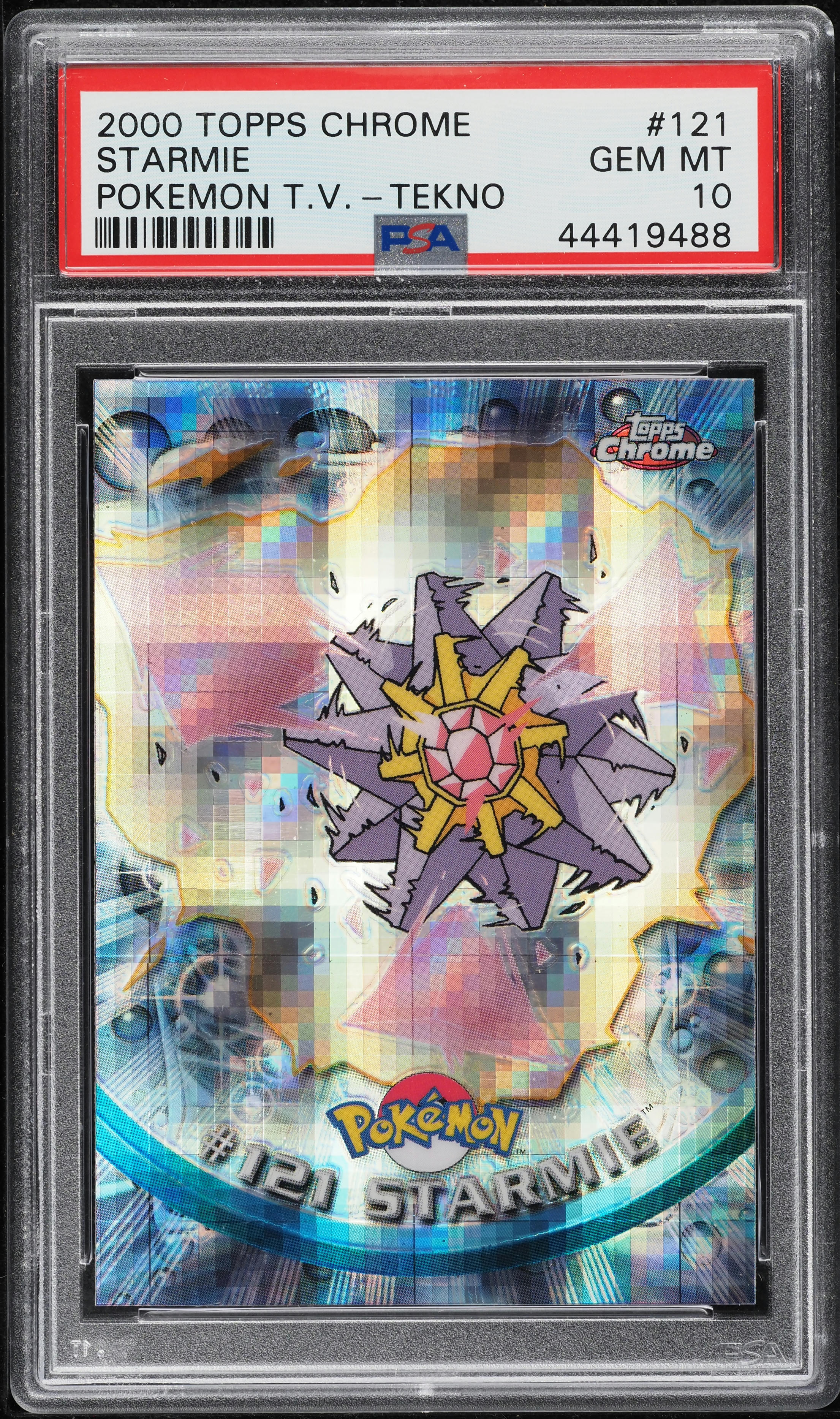 2000 Topps Chrome Pokemon Series 2 Tekno Starmie #121 PSA 10 GEM MINT