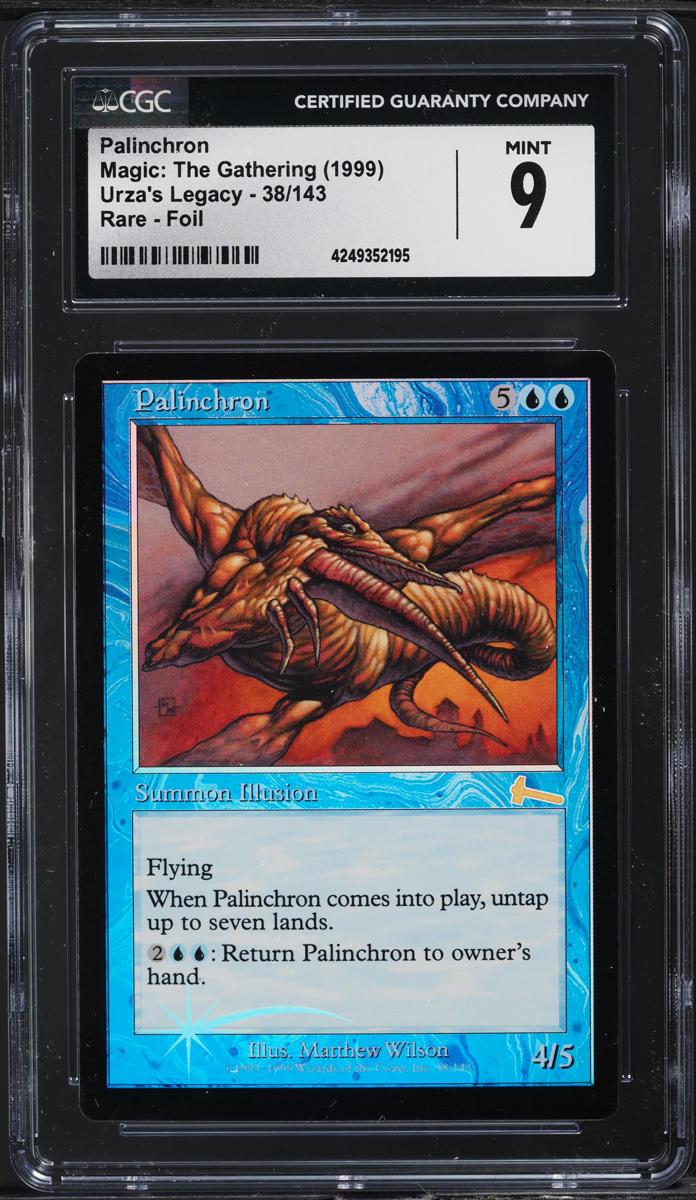 1999 Magic The Gathering MTG Urza's Legacy Foil Palinchron #38 CGC 9 MINT
