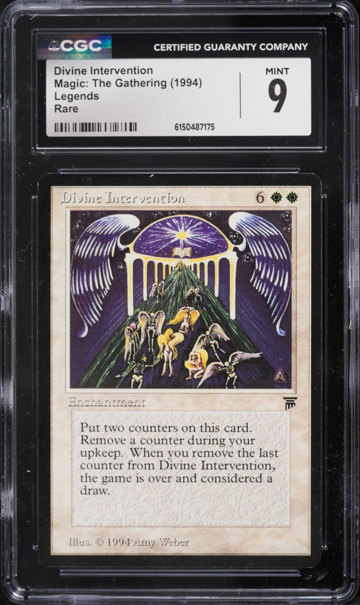 1994 Magic The Gathering MTG Legends Divine Intervention CGC 9 MINT