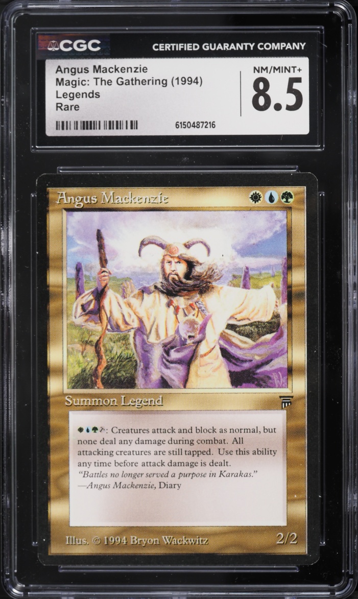1994 Magic The Gathering MTG Legends Angus Mackenzie CGC 8.5 NM-MT+