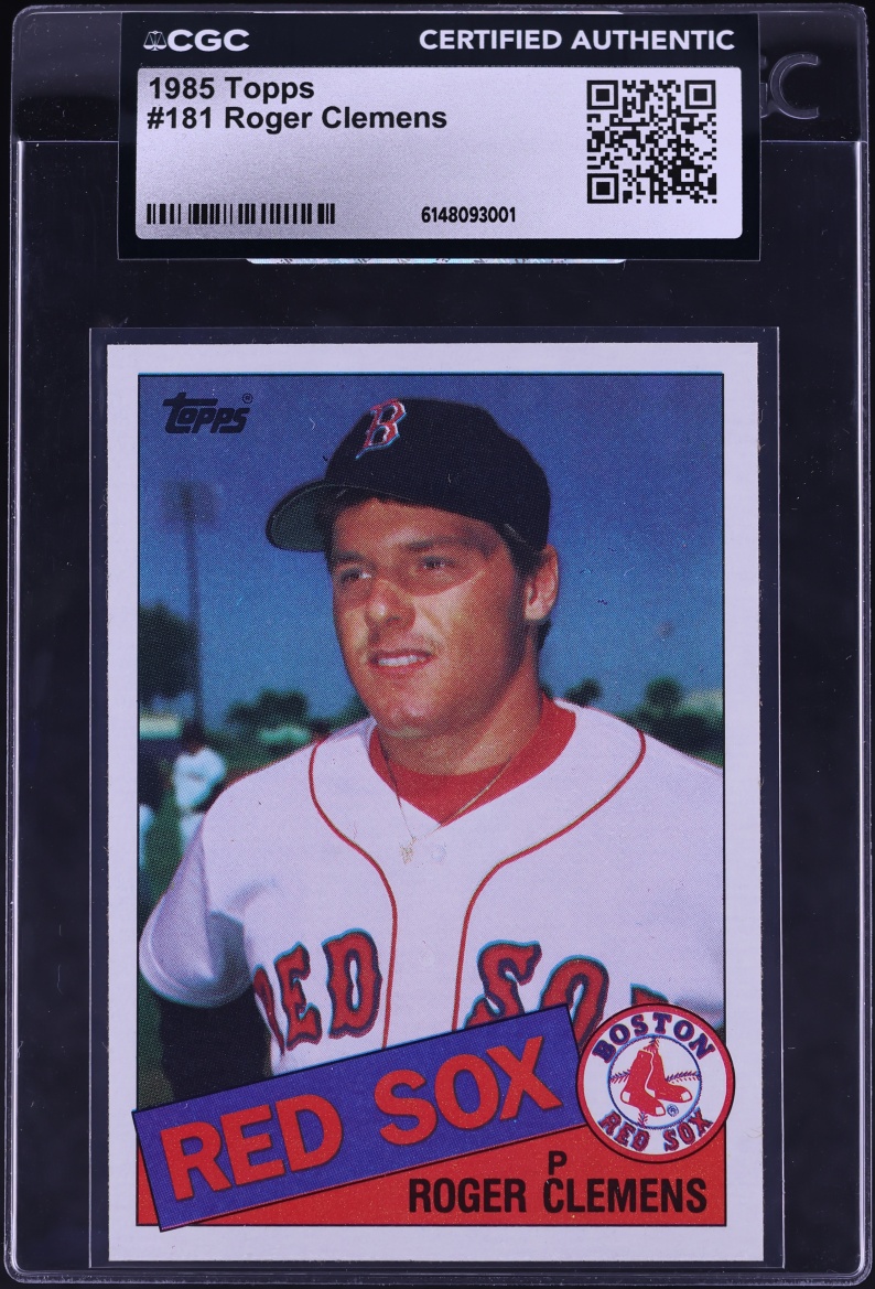 1985 Topps Roger Clemens ROOKIE #181 CGC AUTH