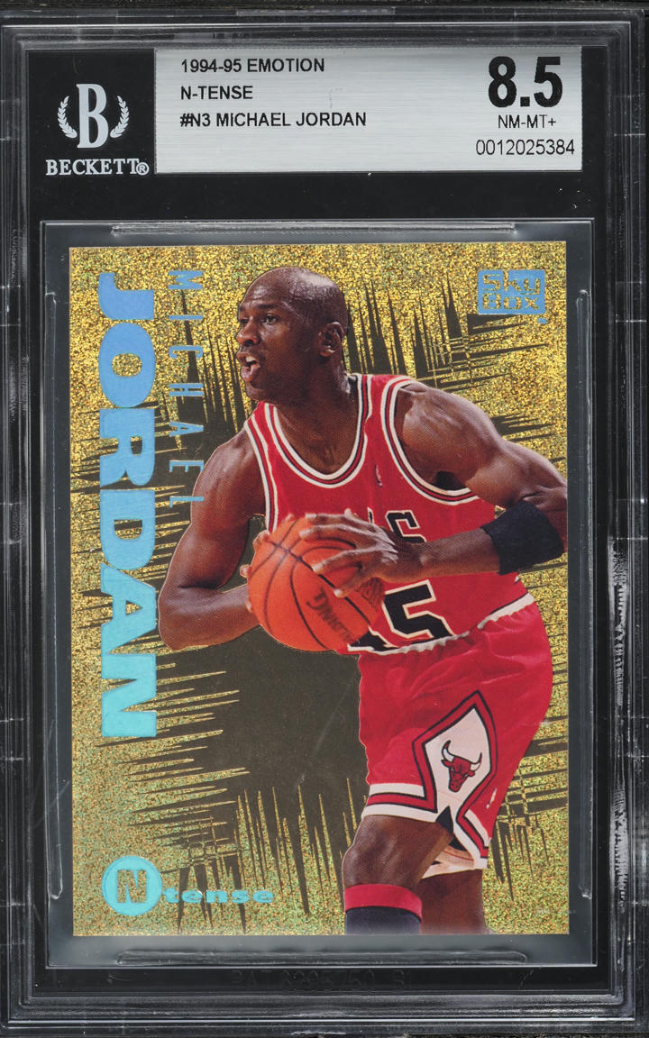 1994 Skybox Emotion N-Tense Michael Jordan #N3 BGS 8.5 NM-MT+