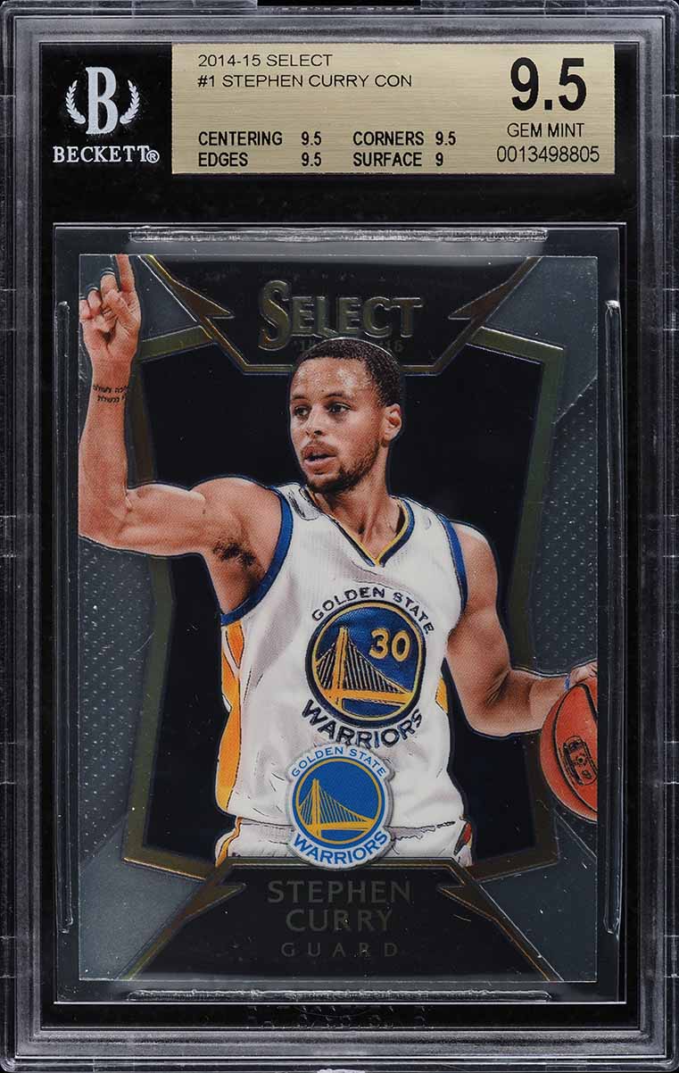 2014 #1 Stephen Curry BGS 9.5 Select Concourse