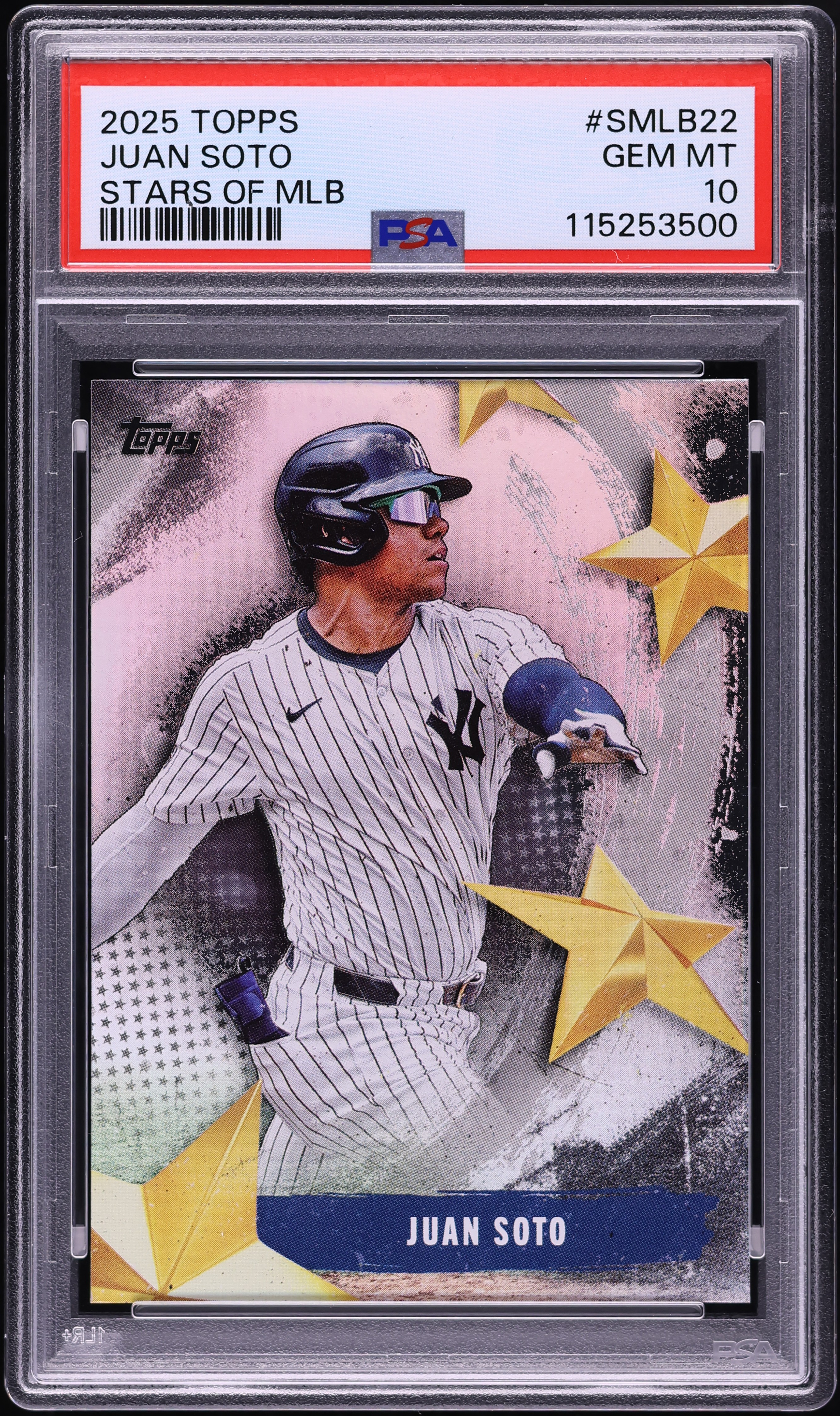 2025 Topps Stars Of MLB Juan Soto #SMLB22 PSA 10 GEM MINT on