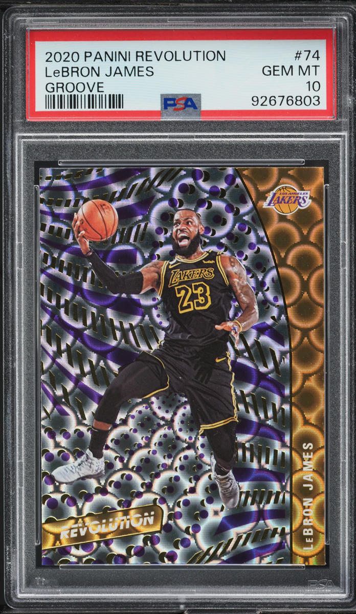2020 Panini Revolution Groove LeBron James #74 PSA 10 GEM MINT