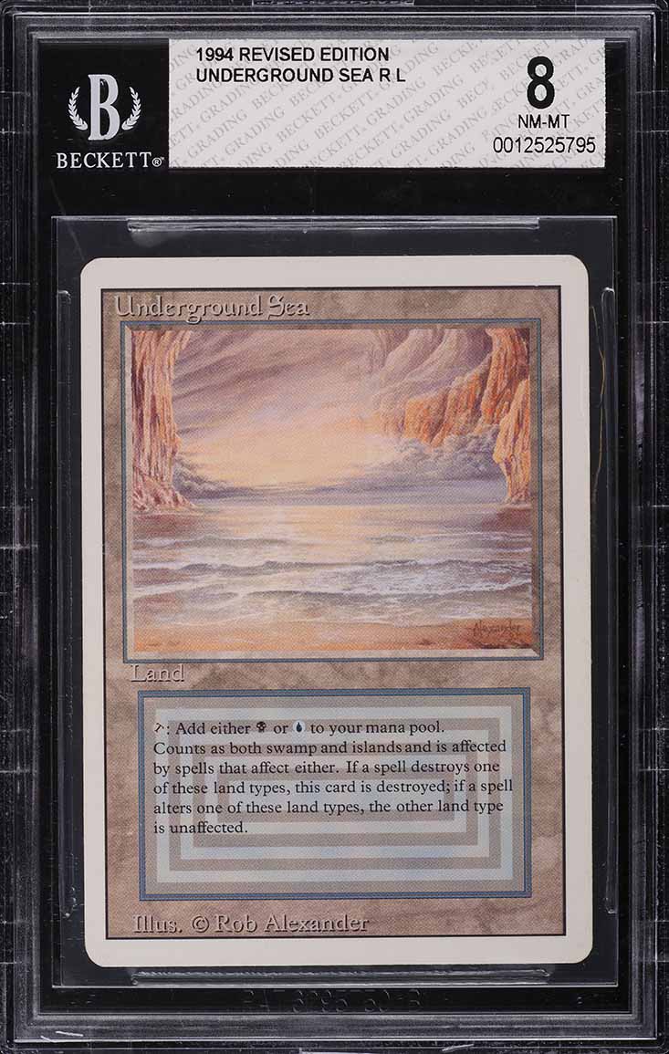 1994 Magic The Gathering Revised Dual Land Underground Sea