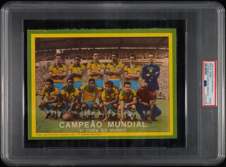 Garrincha / Pele 1958 A Gazeta Esportiva #NNO RC (PSA 1.5) | Pristine