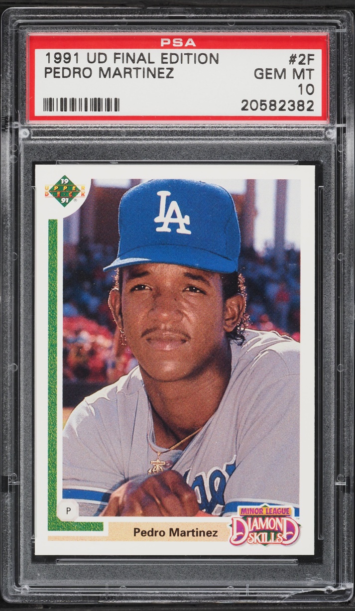 1991 Upper Deck Final Edition Pedro Martinez ROOKIE #2F PSA 10 GEM MINT