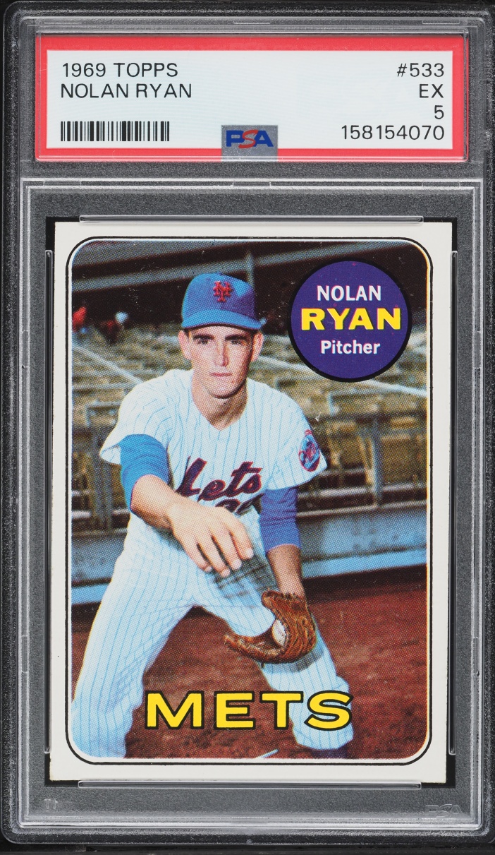 1969 Topps Nolan Ryan #533 PSA 5 EX