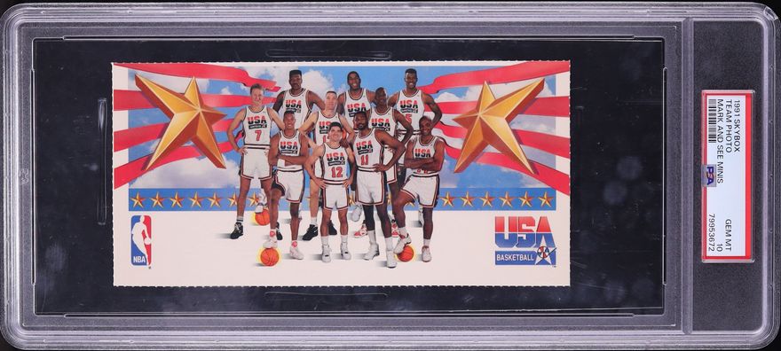1991 Skybox Mark And See Minis Team Photo PSA 10 GEM MINT