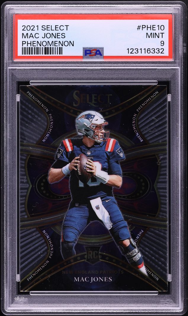 2021 Select Phenomenon Mac Jones ROOKIE #PHE-10 PSA 9 MINT on Fanatics ...
