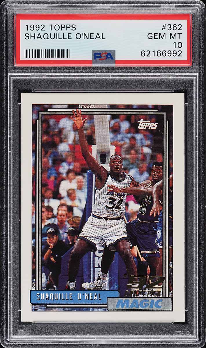 1992 Fleer Basketball Shaquille O'Neal ROOKIE #298 PSA 10 GEM MINT
