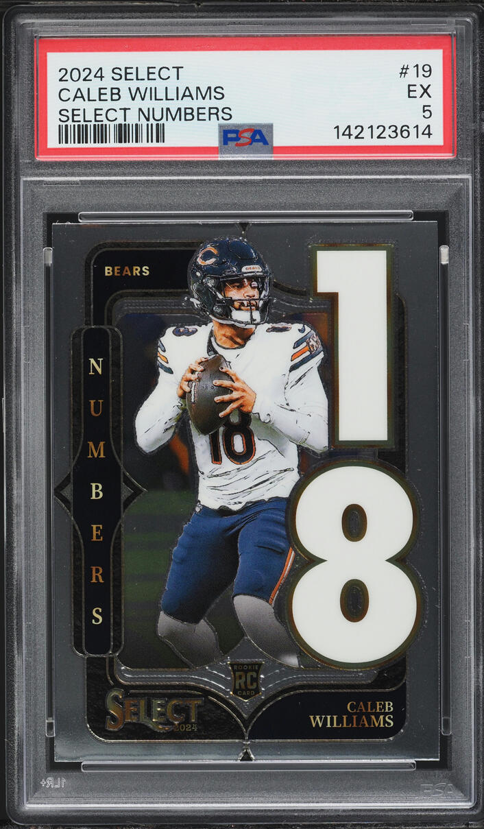 2024 Select Numbers Caleb Williams ROOKIE #19 PSA 5 EX