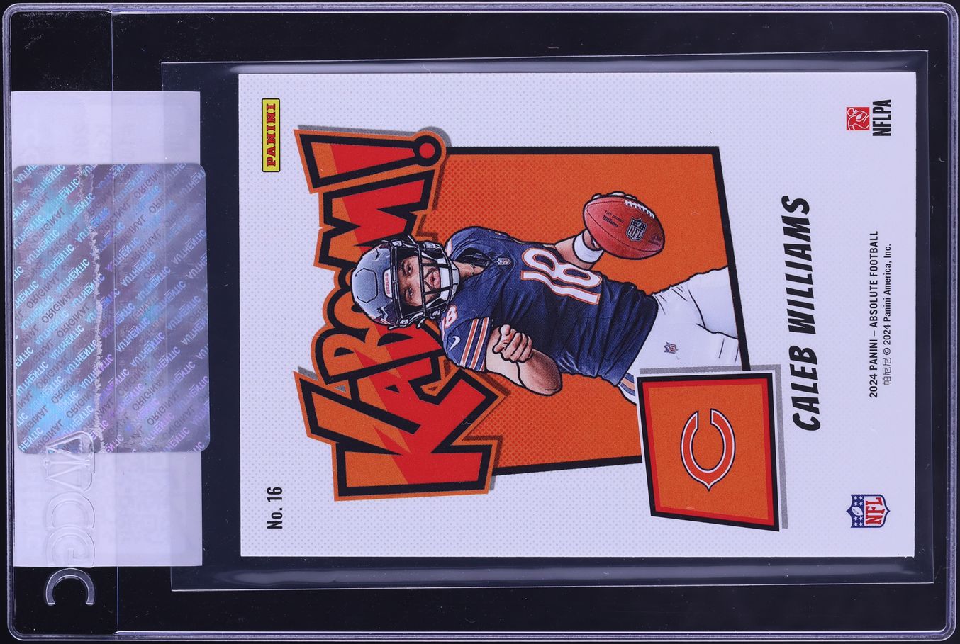 2024 Absolute Kaboom! Horizontal Caleb Williams ROOKIE #16 CGC AUTH