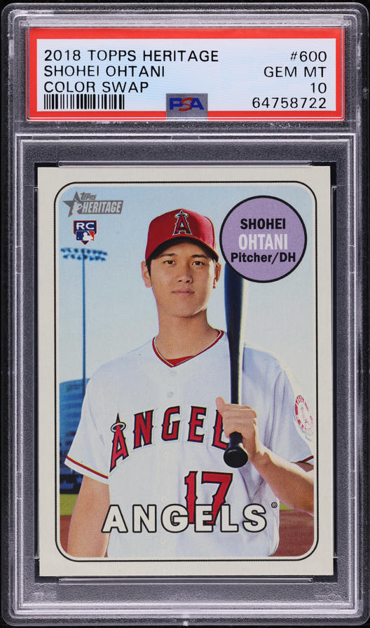2018 Topps '83 Shohei Ohtani ROOKIE #83-1 PSA 10 GEM MINT on