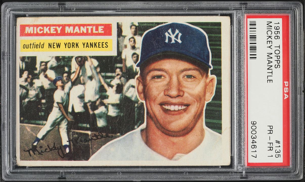 1956 Topps Mickey Mantle #135 PSA 1 PR