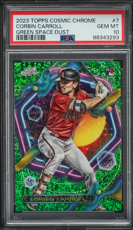 2023 Topps Cosmic Chrome Green Space Dust Refractor Anthony
