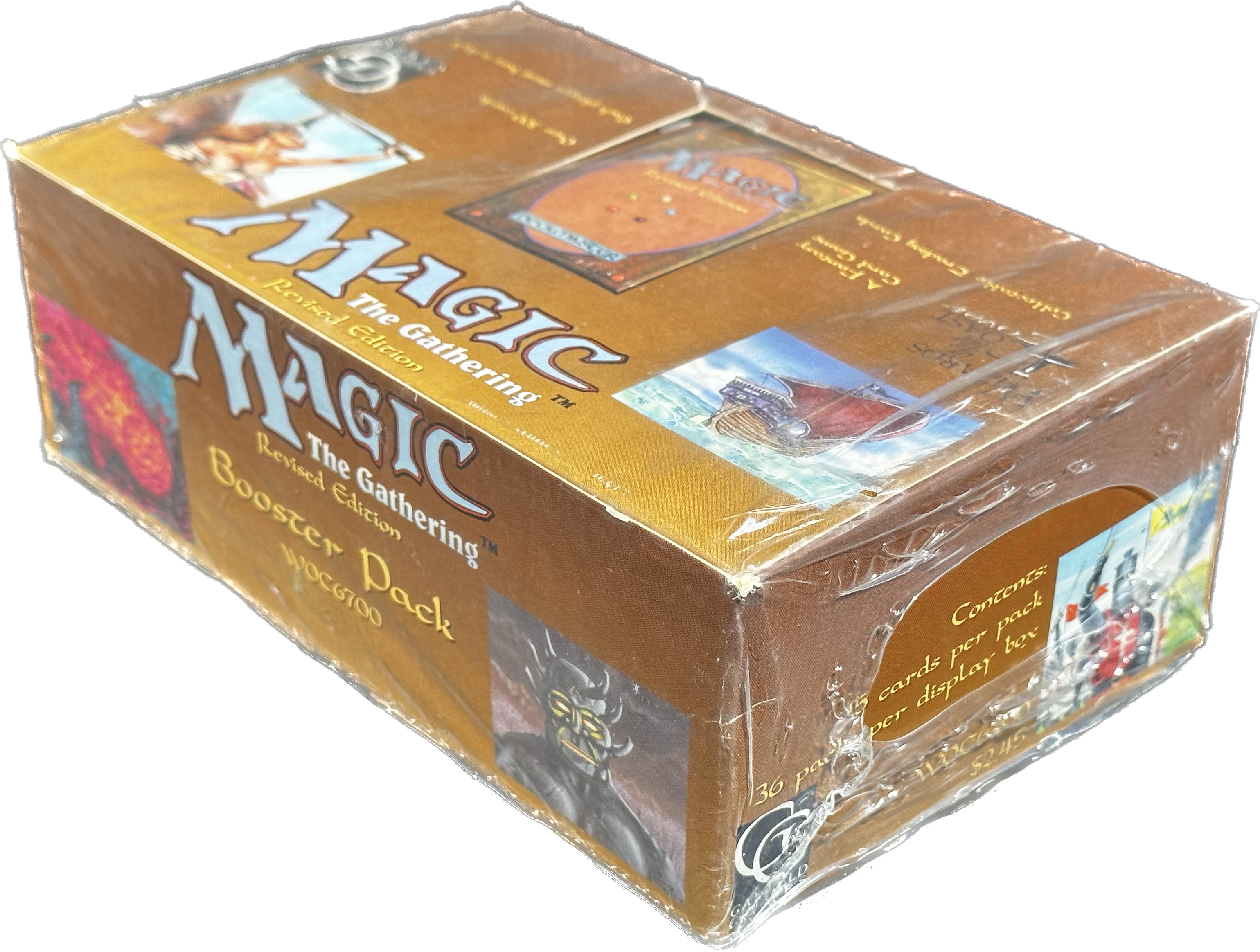 1994 Magic The Gathering MTG Revised Booster Box Sealed on