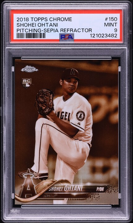 2018 Topps Ref Ohtani /569 RC PSA9 大谷 2018 Topps Ref Ohtani /569 RC PSA9 大谷