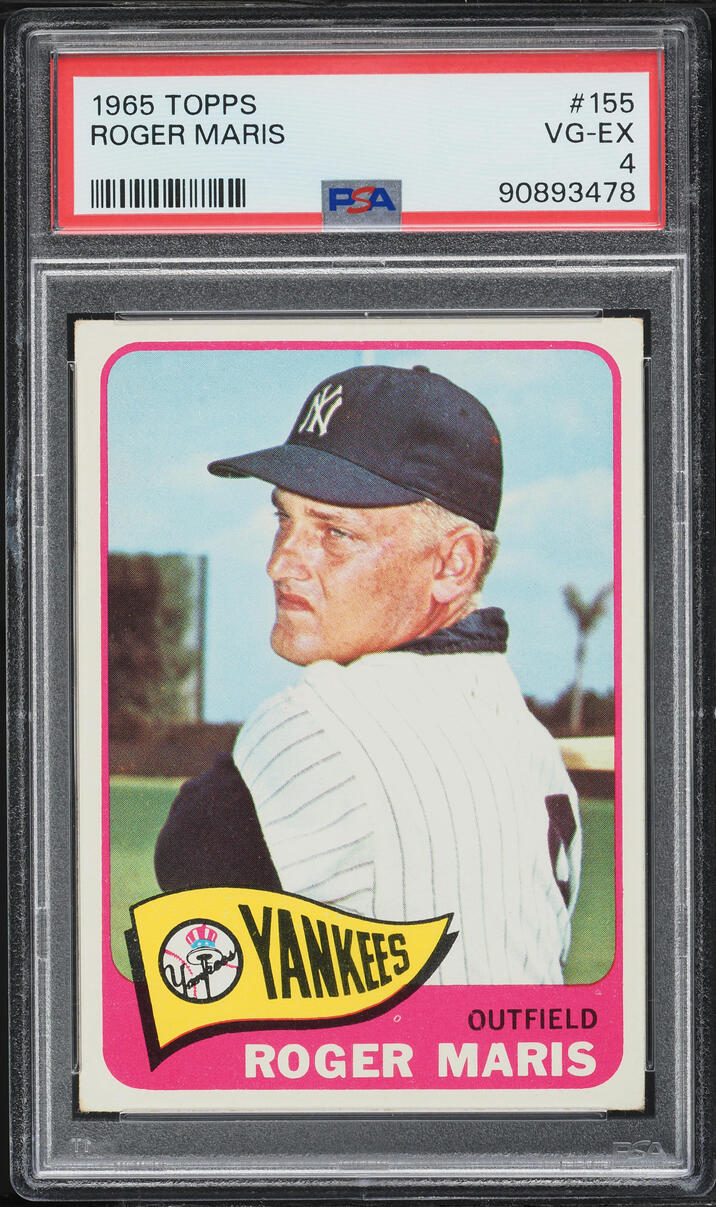 1965 Topps Roger Maris #155 PSA 4 VGEX
