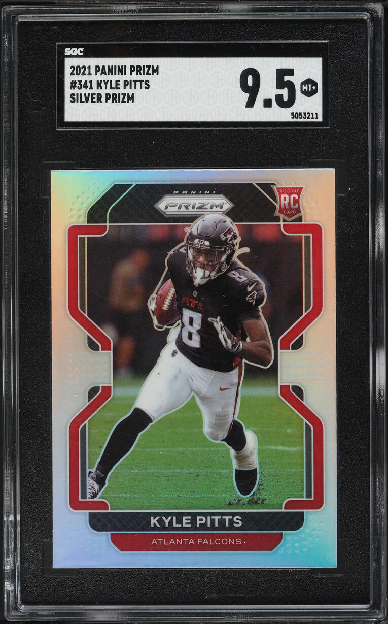 2021 Panini Prizm Silver Kyle Pitts ROOKIE #341 SGC 9.5 MINT+