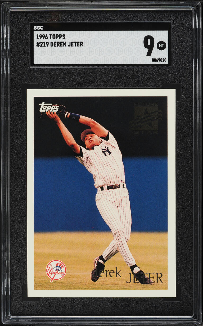 1996 Topps Derek Jeter ROOKIE #219 SGC 9 MINT