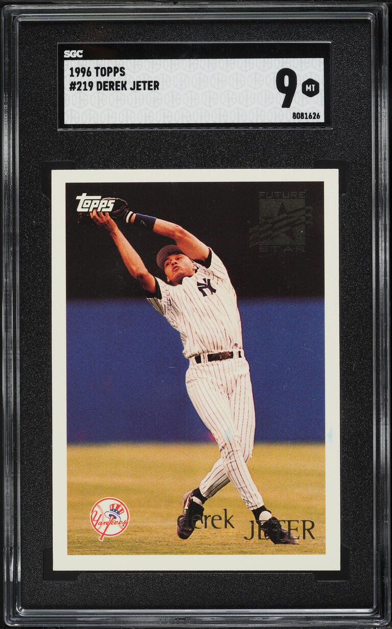 1996 Topps Derek Jeter ROOKIE #219 SGC 9 MINT