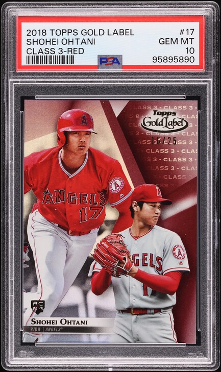 2018 Topps Five Star Silver Gold Shohei Ohtani ROOKIE AUTO