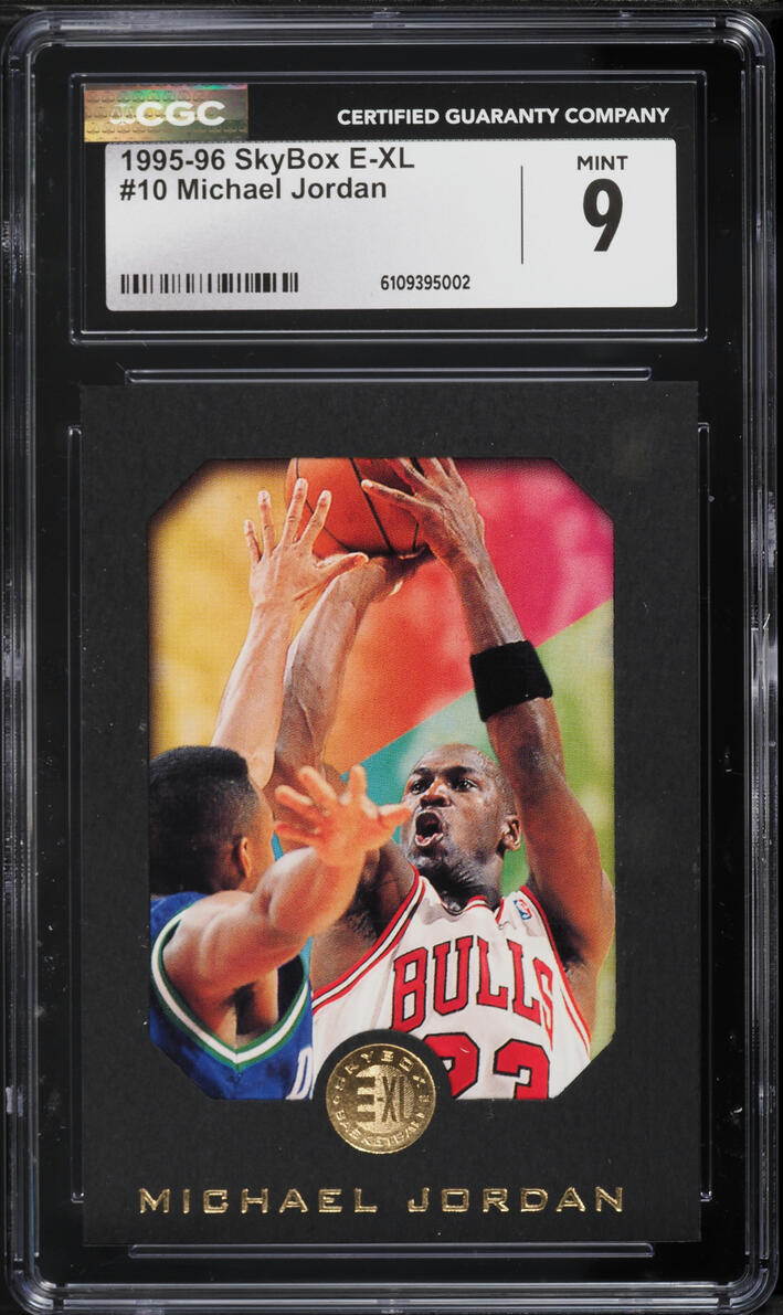 1995 Skybox E-XL Michael Jordan #10 CGC 9 MINT
