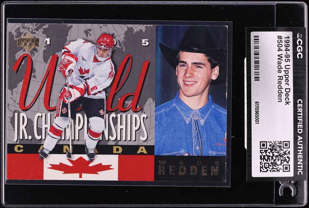 1994 Upper Deck Hockey Wade Redden #504 CGC AUTH