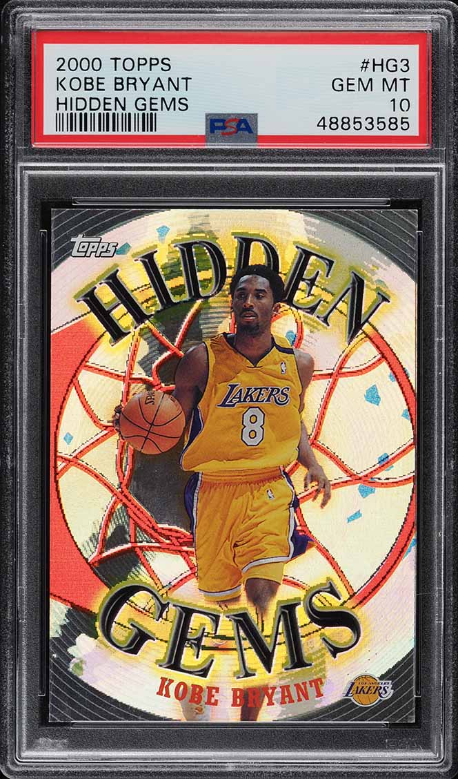2000 Topps Hidden Gems Kobe Bryant #HG3 PSA 10 GEM MINT - Photo 1