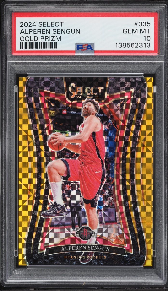 2024 Select Mezzanine Level Gold Prizm Alperen Sengun /10 #335 PSA 10 GEM MINT