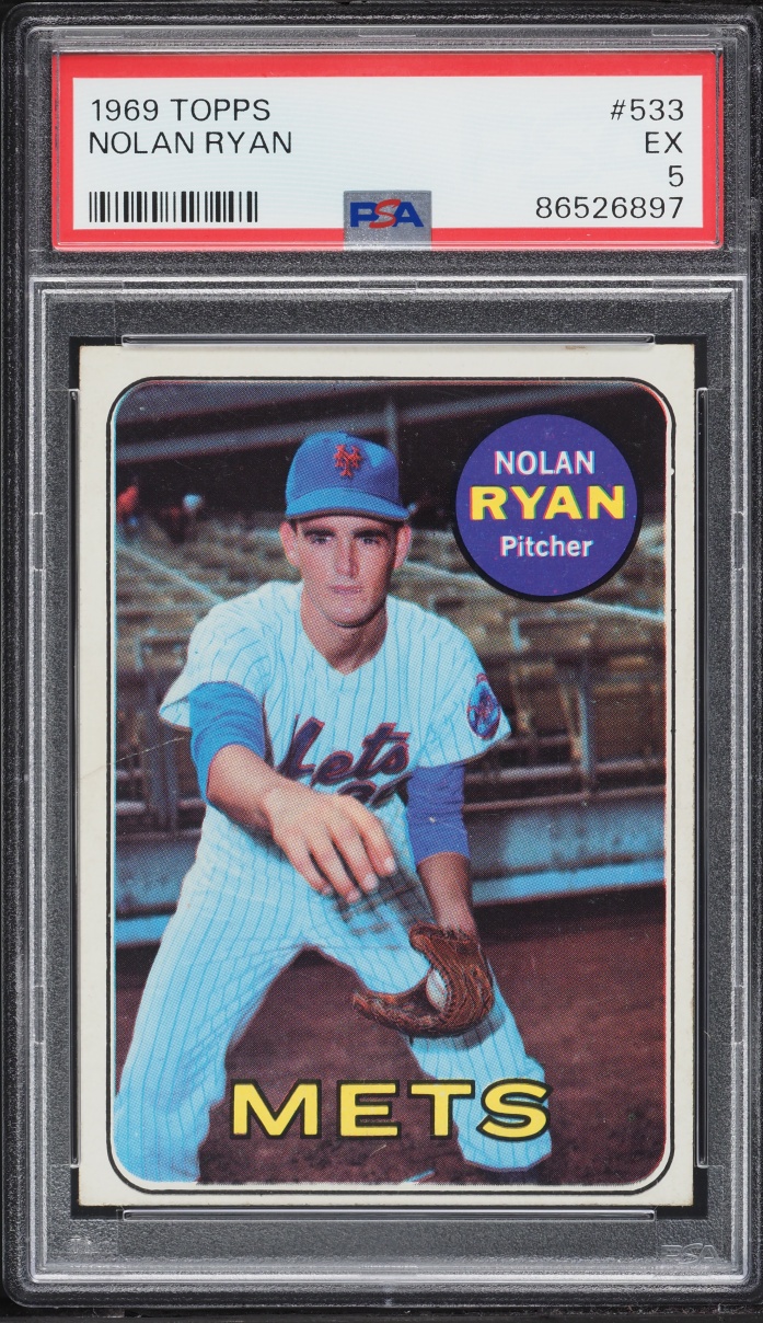 1969 Topps Nolan Ryan #533 PSA 5 EX