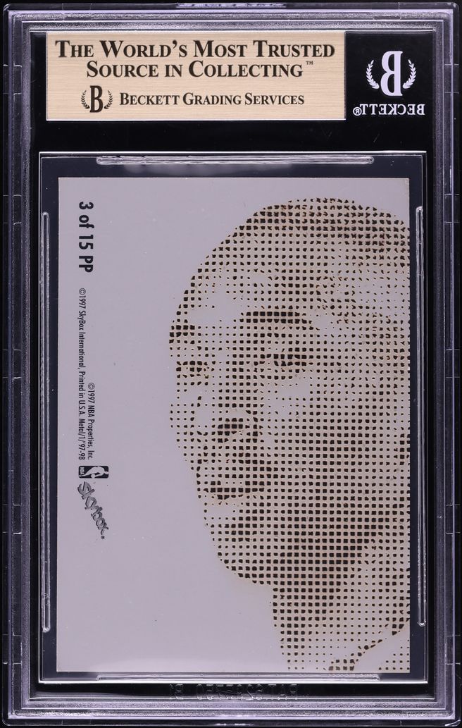 1997 Metal Universe Platinum Portraits Kobe Bryant #3PP BGS 9.5 GEM MINT - Photo 2