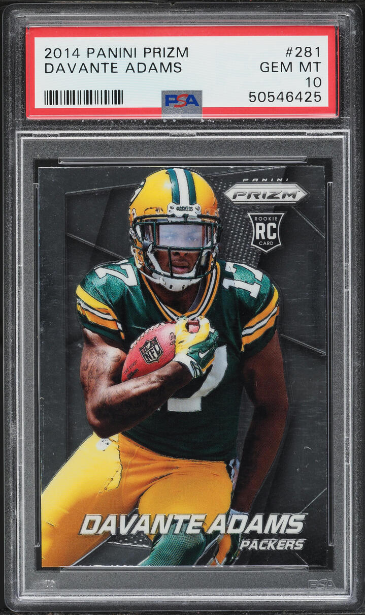 2014 Panini Prizm Davante Adams ROOKIE #281 PSA 10 GEM MINT