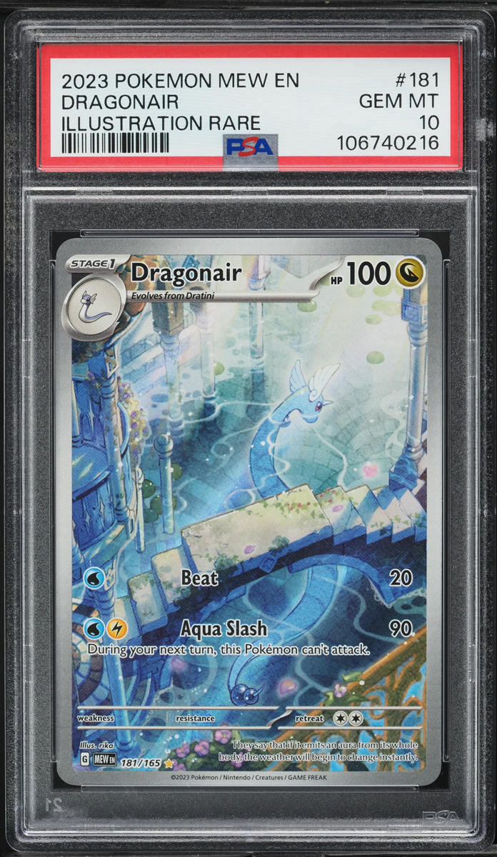 2023 Pokemon Scarlet & Violet 151 IR Dragonair #181 PSA 10 GEM MINT