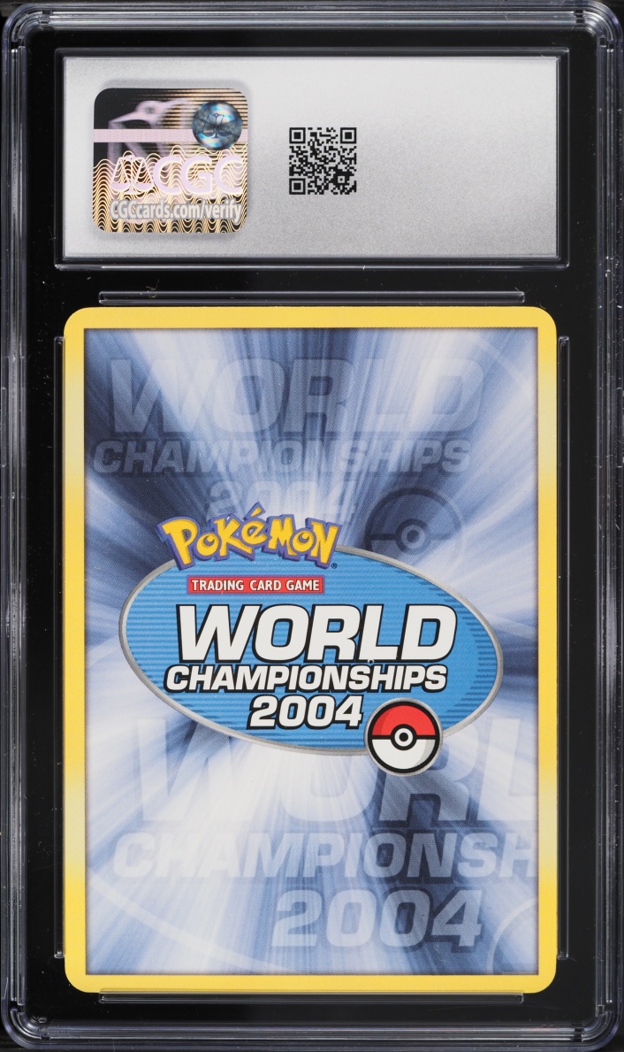 2004 Pokemon World Championships Decks Team Rushdown Kevin Nguyen Ralts #74 CGC 10 GEM MINT