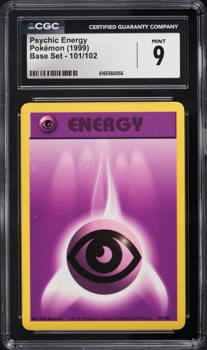 1999 Pokemon Base Set Psychic Energy #101 CGC 9 MINT