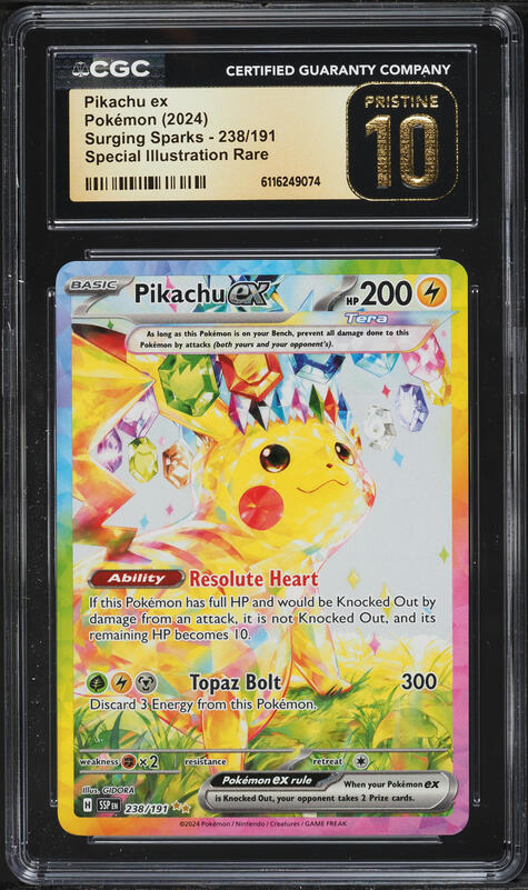 2024 Pokemon SV Black Star Promo World Championship Pikachu #190