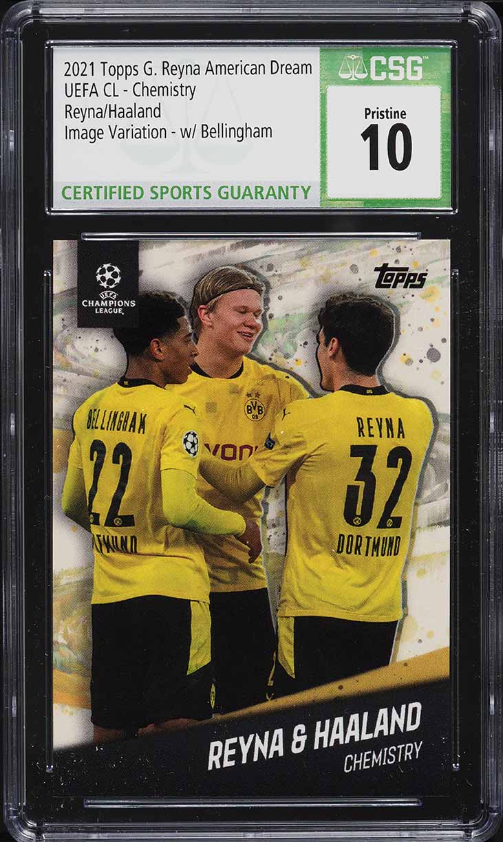 2021 Stadium Club Chrome UEFA '92 Beam Team Red Jude Bellingham