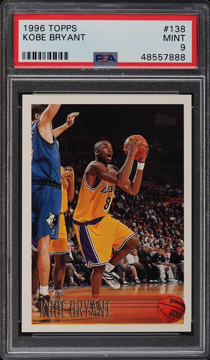 1996 Skybox E-X2000 Star Date 2000 Kobe Bryant ROOKIE #3 PSA 9