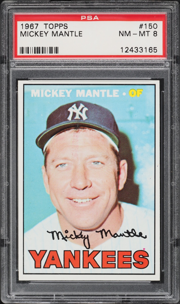 1967 Topps Mickey Mantle #150 PSA 8 NM-MT